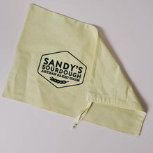 Load image into Gallery viewer, Sandy&#39;s Reusable Drawstring Bread Bag
